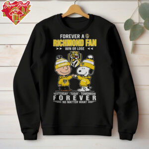 Charlie Brown And Snoopy Richmond Football Club Fan T Shirt
