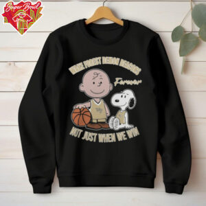 Charlie Brown And Snoopy Wake Forest Demon Deacons Forever Not Just When We Win Shirt