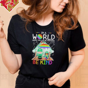 Charlie Brown and Snoopy x Boston Celtics In A World Where You Can Be Anything Be Kind shirt