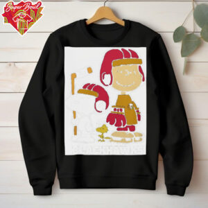 Chicago Blackhawks NHL Charlie Brown Snoopy And Woodstock Logo Shirt