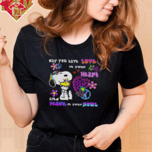 Cute Snoopy May You Have Love In Your Heart And Peace In Your Soul T Shirt