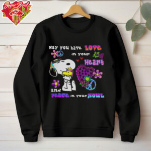 Cute Snoopy May You Have Love In Your Heart And Peace In Your Soul T Shirt