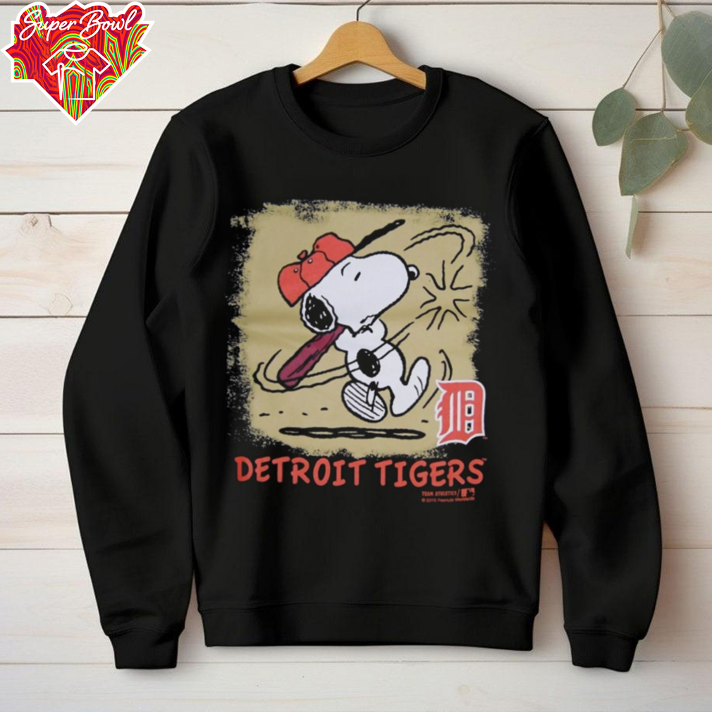 Detroit Tigers Infant Size 12 Months Snoopy at Bat Short Sleeve T Shirt Detroit Tigers Infant Size 12 Months Snoopy at Bat Short Sleeve T Shirt
