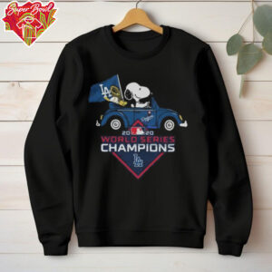 Dodgers Snoopy 2020 Championship