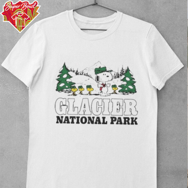 Glacier national park snoopy shirt