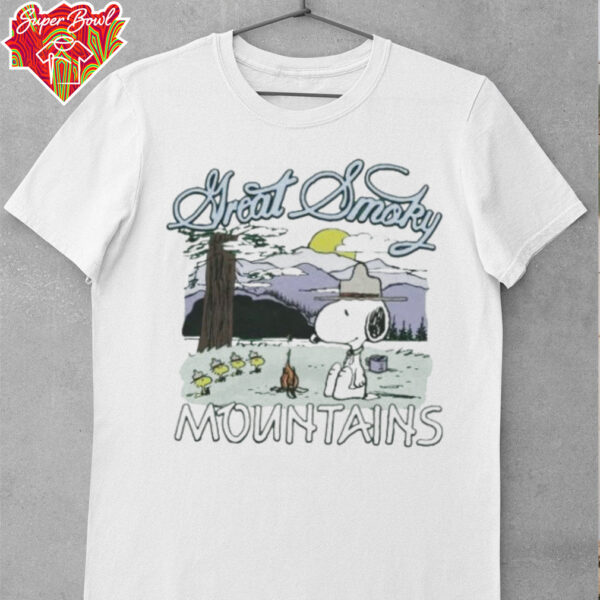 Great smoky mountains snoopy shirt