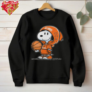 Illinois Basketball x Snoopy T Shirt