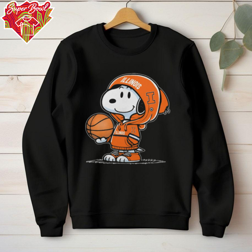 Illinois Basketball x Snoopy T Shirt Illinois Basketball x Snoopy T Shirt