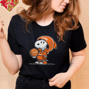 Illinois Basketball x Snoopy T Shirt