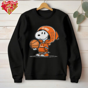 Illinois Basketball x Snoopy T Shirt