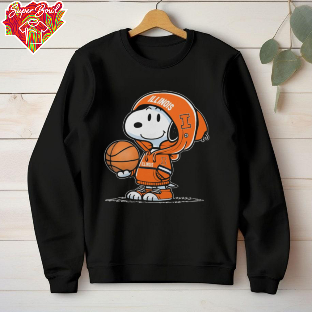 Illinois Basketball x Snoopy T Shirt Illinois Basketball x Snoopy T Shirt