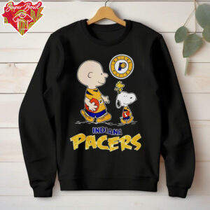 Indiana Pacers With Snoopy and Charlie Brown 2025 shirt