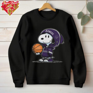 Kansas Basketball x Snoopy T Shirt