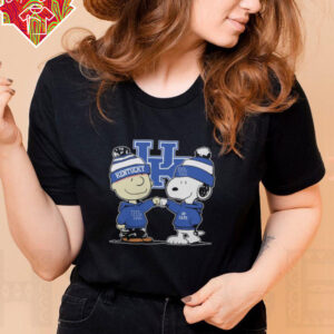 Kentucky Wildcats Store Snoopy Fist Bump Charlie Brown Kentucky Wildcats Shirt