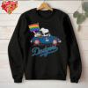 Snoopy Driving Car Liberty Flames 2024 25 Bahamas Bowl Champions Shirt