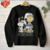 Peanuts Snoopy And Woodstock On Car X La Dodgers World Series Champions 2024 Flag Tee