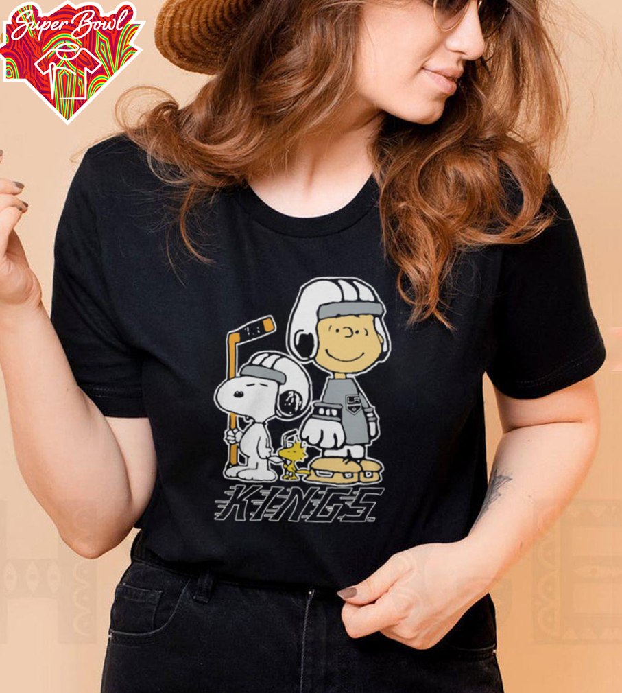 Los Angeles Kings NHL Charlie Brown Snoopy And Woodstock Logo Shirt Los Angeles Kings NHL Charlie Brown Snoopy And Woodstock Logo Shirt