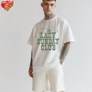 Nay Dino Snoopy Lazy Sunday Club Shirt