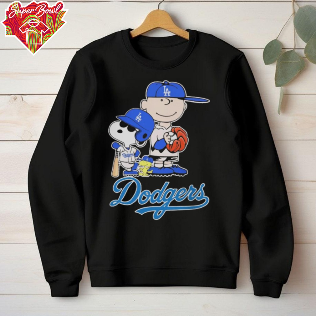Official Los Angeles Dodgers Peanuts Characters Baseball 2024 Tee Shirt Official Los Angeles Dodgers Peanuts Characters Baseball 2024 Tee Shirt
