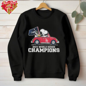 Official Los Angeles Dodgers X Snoopy World Series Champions 2024 T Shirt