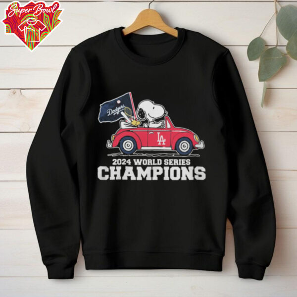 Official Los Angeles Dodgers X Snoopy World Series Champions 2024 T Shirt