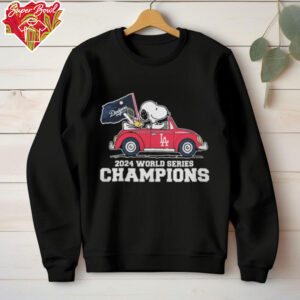 Official Los Angeles Dodgers X Snoopy World Series Champions 2024 T Shirt