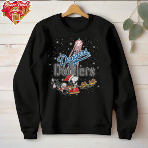 Official Los Angeles Dodgers x Snoopy Holiday 2024 Shirt