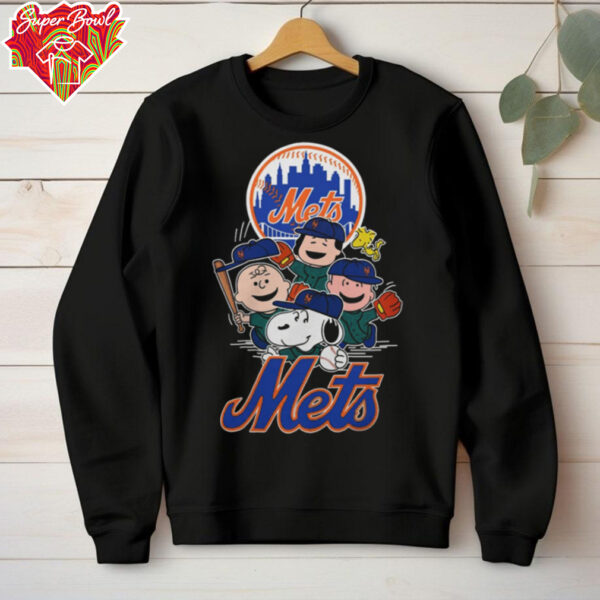 Official New York Mets Website New York Mets Snoopy Charlie Brown Woodstock The Peanuts Movie Baseball 2023 Shirt