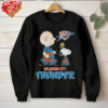 Peanuts Snoopy And Woodstock San Diego State Aztecs Road To Oklahoma City Shirt Black