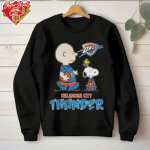 Official Oklahoma City Thunder Peanuts Snoopy 2025 Shirt