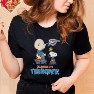 Official Oklahoma City Thunder Peanuts Snoopy 2025 Shirt