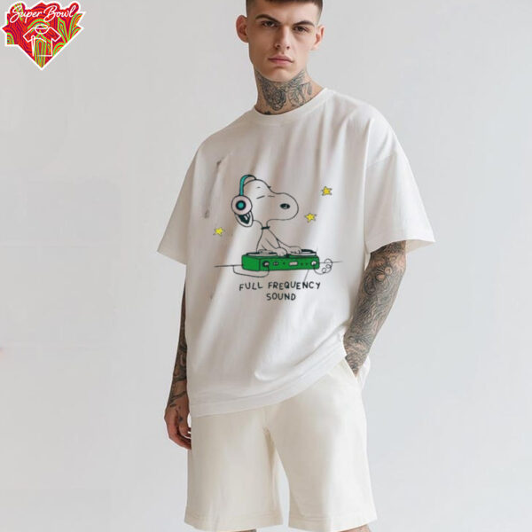 Official Snoopy Full Frequency Sound T shirts