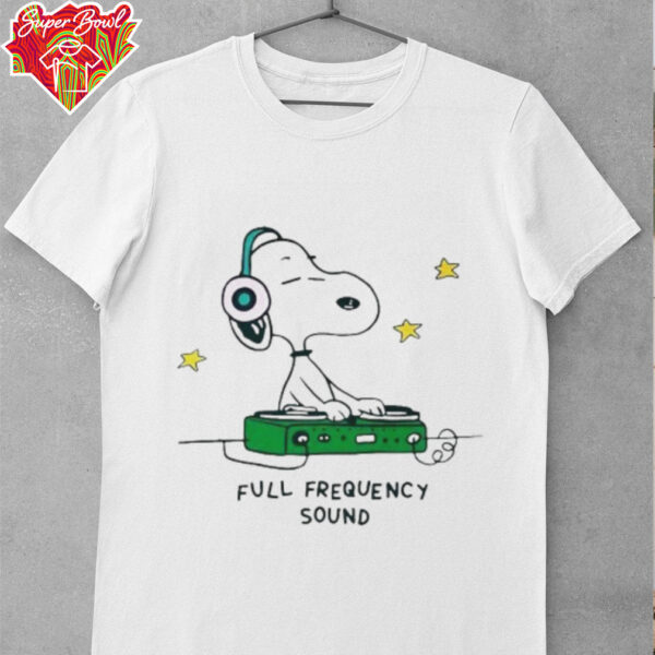 Official Snoopy Full Frequency Sound T shirts