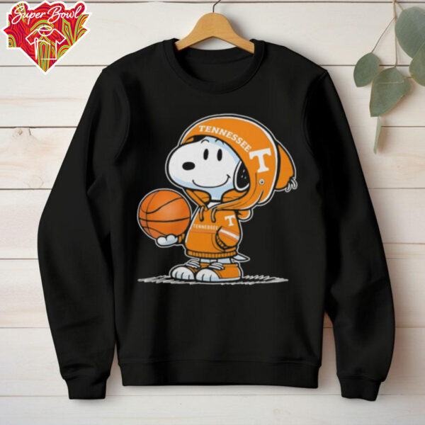 Official Snoopy x Tennessee Volunteers Basketball Hoodie 2025