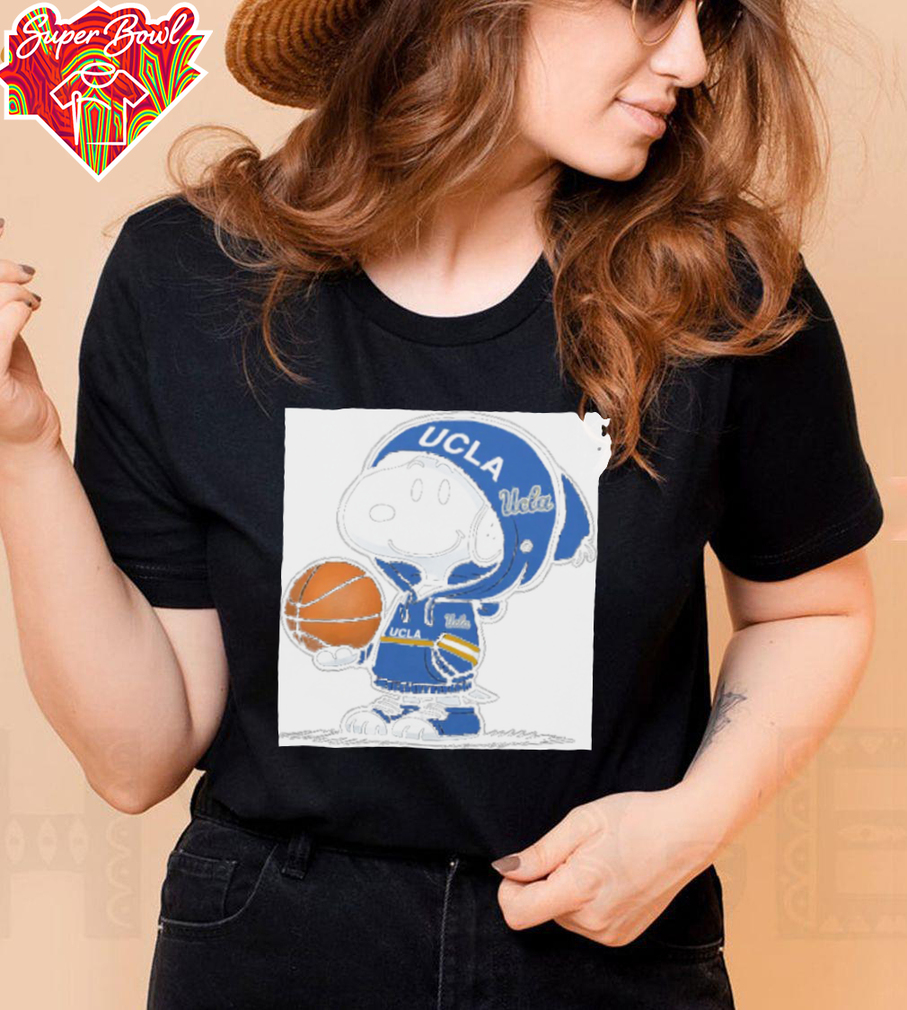 Official UCLA Basketball x Snoopy T Shirt Official UCLA Basketball x Snoopy T Shirt