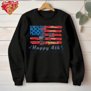 Peanuts Happy 4th Short Sleeve Graphic T Shirt