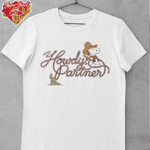Peanuts Merchandise Peanuts Snoopy Howdy Partner Shirt
