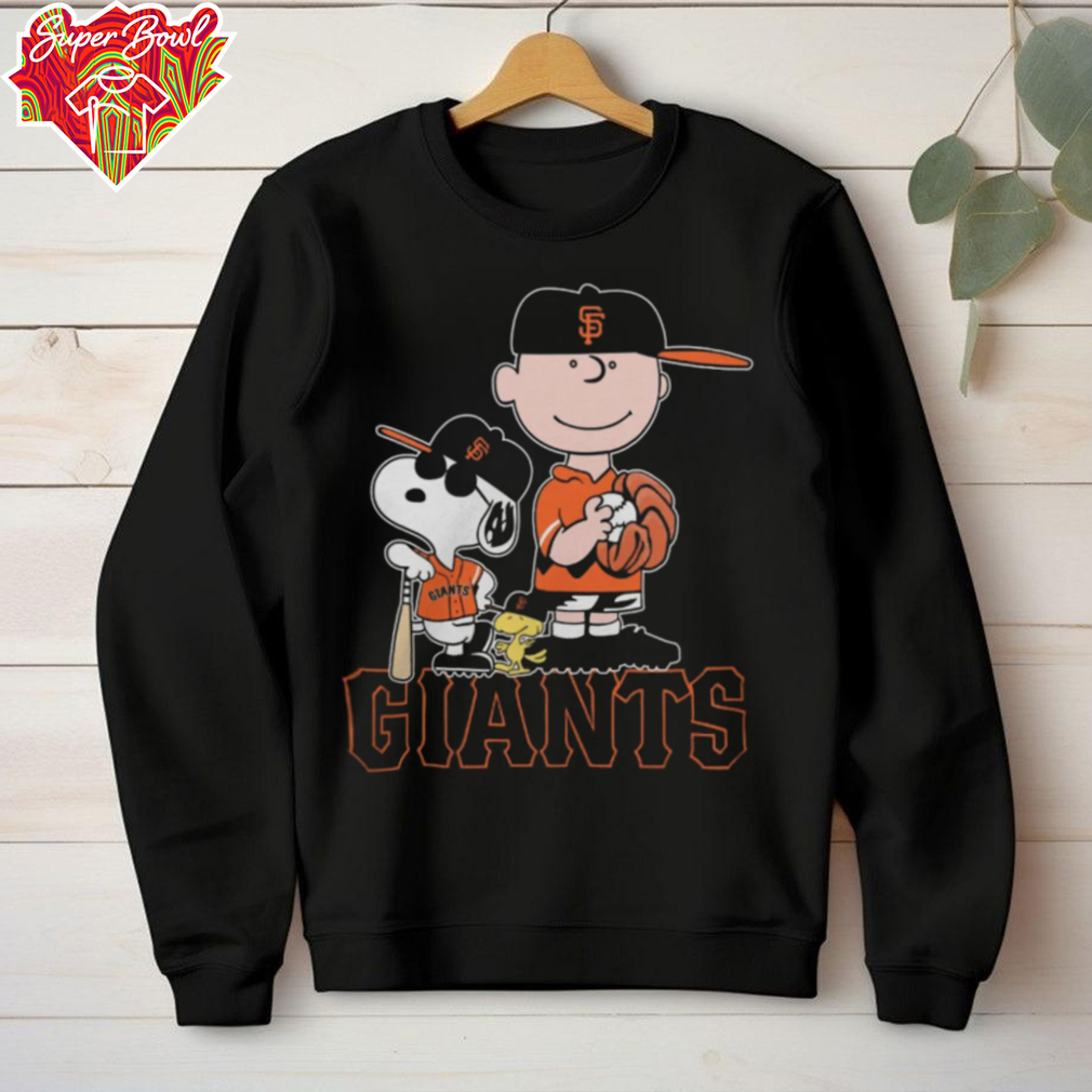 Peanuts Movie Characters San Francisco Giants Baseball Shirt Peanuts Movie Characters San Francisco Giants Baseball Shirt
