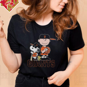 Peanuts Movie Characters San Francisco Giants Baseball Shirt