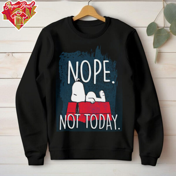 Peanuts Nope Not Today Graphic T Shirt