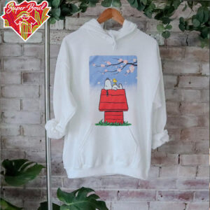 Peanuts Snoopy Cherry Blossom Dog House Girls T Shirt