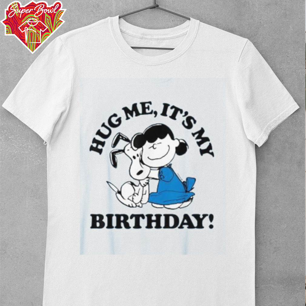 Peanuts Snoopy Lucy Birthday Hug T Shirt Peanuts Snoopy Lucy Birthday Hug T Shirt
