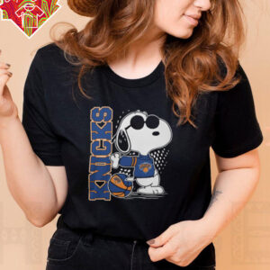 Peanuts Snoopy New York Knicks Basketball 2025 Shirt