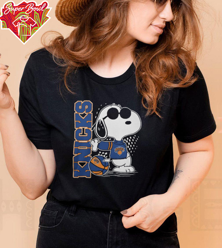 Peanuts Snoopy New York Knicks Basketball 2025 Shirt Peanuts Snoopy New York Knicks Basketball 2025 Shirt