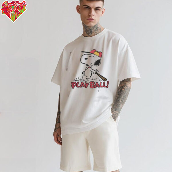 Peanuts Snoopy Play Ball Shirt Homage Shop