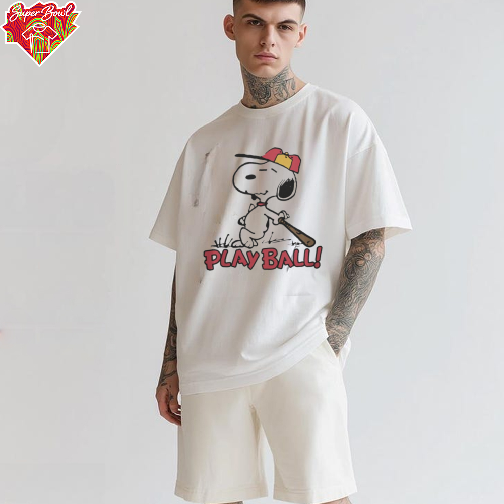Peanuts Snoopy Play Ball Shirt Homage Shop Peanuts Snoopy Play Ball Shirt Homage Shop