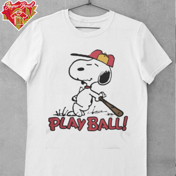 Peanuts Snoopy Play Ball Shirt Homage Shop