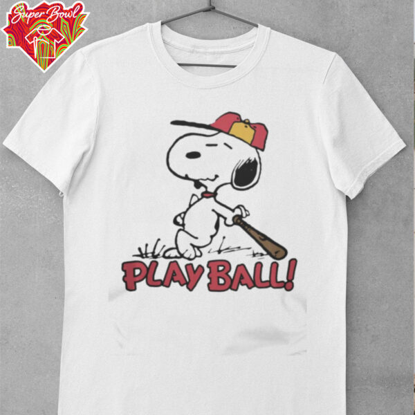 Peanuts Snoopy Play Ball Shirt Homage Shop