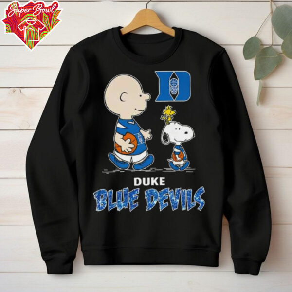 Peanuts Snoopy Woodstock Charlie Brown Duke Blue Devils shirt