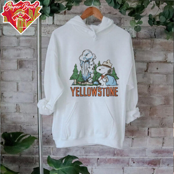 Peanuts Snoopy X Yellowstone National Park Homage Gold Shirt